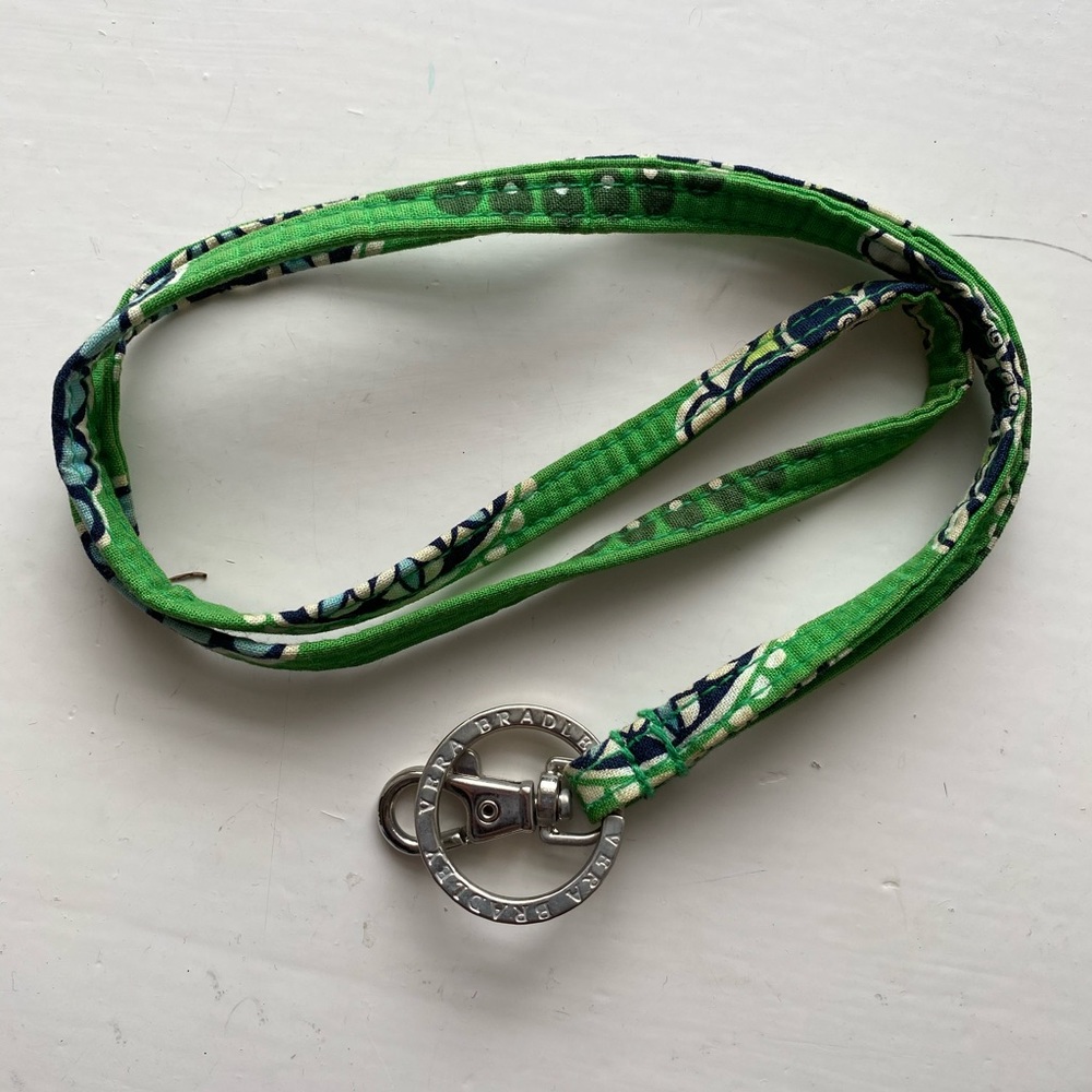 Green Vera Bradley lanyard